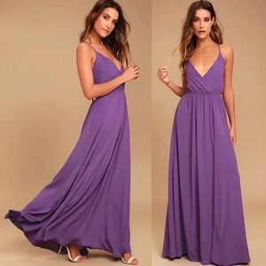 Lulu’s Backless Maxi Dress - XS